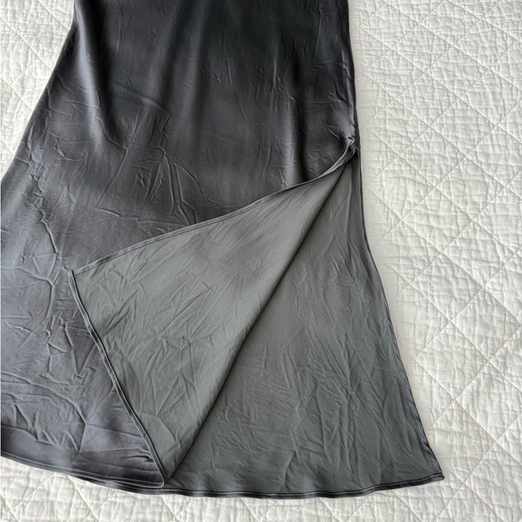 NWOT & Other Stories Charcoal Maxi Slip Skirt - Picture 3 of 7